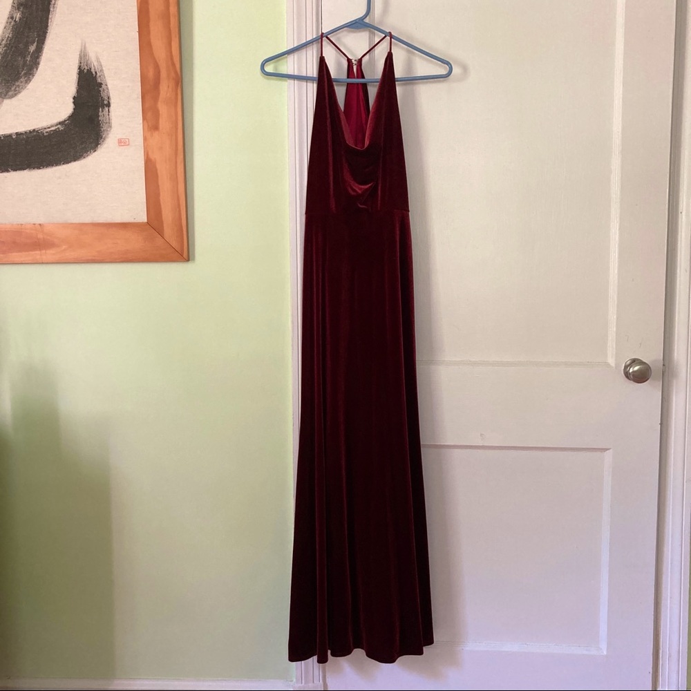 BHLDN Jenny Yoo Sullivan Dk Berry Bridesmaid Dress